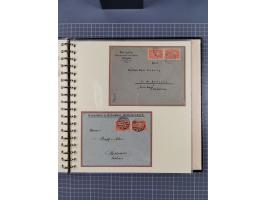 1872/1923, umfangreiche Sammlung mit ca. 800 Briefen,Karten und Ganzsachen. Am Anfang mit kleinem Teil “Hufeisentstempel”, an
