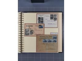 1872/1923, umfangreiche Sammlung mit ca. 800 Briefen,Karten und Ganzsachen. Am Anfang mit kleinem Teil “Hufeisentstempel”, an