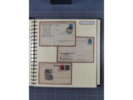 1872/1923, umfangreiche Sammlung mit ca. 800 Briefen,Karten und Ganzsachen. Am Anfang mit kleinem Teil “Hufeisentstempel”, an