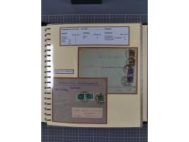 1872/1923, umfangreiche Sammlung mit ca. 800 Briefen,Karten und Ganzsachen. Am Anfang mit kleinem Teil “Hufeisentstempel”, an