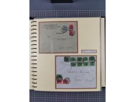 1872/1923, umfangreiche Sammlung mit ca. 800 Briefen,Karten und Ganzsachen. Am Anfang mit kleinem Teil “Hufeisentstempel”, an