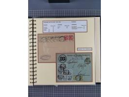 1872/1923, umfangreiche Sammlung mit ca. 800 Briefen,Karten und Ganzsachen. Am Anfang mit kleinem Teil “Hufeisentstempel”, an