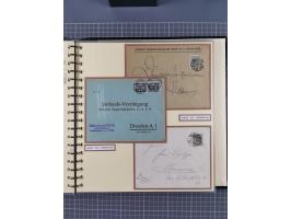 1872/1923, umfangreiche Sammlung mit ca. 800 Briefen,Karten und Ganzsachen. Am Anfang mit kleinem Teil “Hufeisentstempel”, an