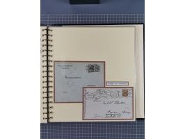 1872/1923, umfangreiche Sammlung mit ca. 800 Briefen,Karten und Ganzsachen. Am Anfang mit kleinem Teil “Hufeisentstempel”, an