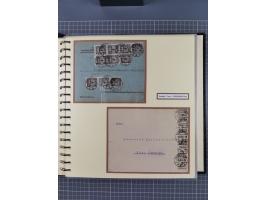 1872/1923, umfangreiche Sammlung mit ca. 800 Briefen,Karten und Ganzsachen. Am Anfang mit kleinem Teil “Hufeisentstempel”, an