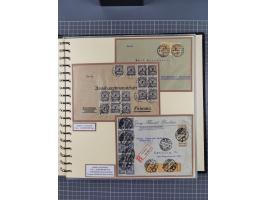 1872/1923, umfangreiche Sammlung mit ca. 800 Briefen,Karten und Ganzsachen. Am Anfang mit kleinem Teil “Hufeisentstempel”, an