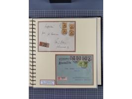 1872/1923, umfangreiche Sammlung mit ca. 800 Briefen,Karten und Ganzsachen. Am Anfang mit kleinem Teil “Hufeisentstempel”, an