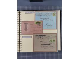 1872/1923, umfangreiche Sammlung mit ca. 800 Briefen,Karten und Ganzsachen. Am Anfang mit kleinem Teil “Hufeisentstempel”, an