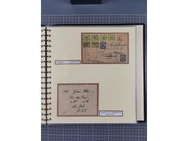 1872/1923, umfangreiche Sammlung mit ca. 800 Briefen,Karten und Ganzsachen. Am Anfang mit kleinem Teil “Hufeisentstempel”, an