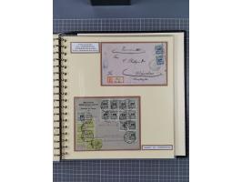 1872/1923, umfangreiche Sammlung mit ca. 800 Briefen,Karten und Ganzsachen. Am Anfang mit kleinem Teil “Hufeisentstempel”, an