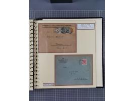1872/1923, umfangreiche Sammlung mit ca. 800 Briefen,Karten und Ganzsachen. Am Anfang mit kleinem Teil “Hufeisentstempel”, an