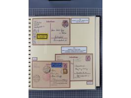 1924/45, umfangreiche ungebrauchte und gebrauchte Ganzsachen-Sammlung mit gezähnten Karten, Besonderheiten usw., dabei u.a. g