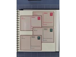 1924/45, umfangreiche ungebrauchte und gebrauchte Ganzsachen-Sammlung mit gezähnten Karten, Besonderheiten usw., dabei u.a. g