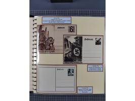 1924/45, umfangreiche ungebrauchte und gebrauchte Ganzsachen-Sammlung mit gezähnten Karten, Besonderheiten usw., dabei u.a. g