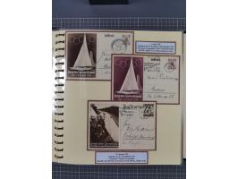 1924/45, umfangreiche ungebrauchte und gebrauchte Ganzsachen-Sammlung mit gezähnten Karten, Besonderheiten usw., dabei u.a. g