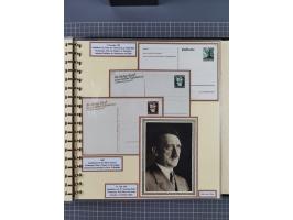 1924/45, umfangreiche ungebrauchte und gebrauchte Ganzsachen-Sammlung mit gezähnten Karten, Besonderheiten usw., dabei u.a. g