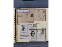 1924/45, umfangreiche ungebrauchte und gebrauchte Ganzsachen-Sammlung mit gezähnten Karten, Besonderheiten usw., dabei u.a. g