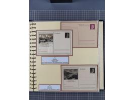 1924/45, umfangreiche ungebrauchte und gebrauchte Ganzsachen-Sammlung mit gezähnten Karten, Besonderheiten usw., dabei u.a. g
