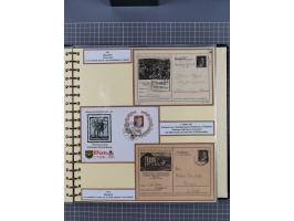 1924/45, umfangreiche ungebrauchte und gebrauchte Ganzsachen-Sammlung mit gezähnten Karten, Besonderheiten usw., dabei u.a. g