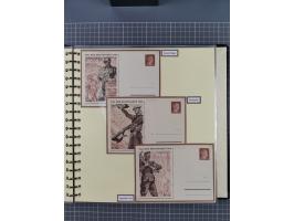 1924/45, umfangreiche ungebrauchte und gebrauchte Ganzsachen-Sammlung mit gezähnten Karten, Besonderheiten usw., dabei u.a. g