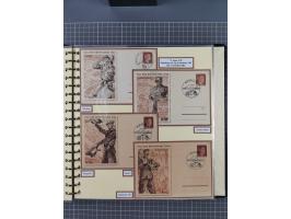 1924/45, umfangreiche ungebrauchte und gebrauchte Ganzsachen-Sammlung mit gezähnten Karten, Besonderheiten usw., dabei u.a. g