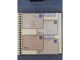 1924/45, umfangreiche ungebrauchte und gebrauchte Ganzsachen-Sammlung mit gezähnten Karten, Besonderheiten usw., dabei u.a. g