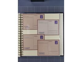 1924/45, umfangreiche ungebrauchte und gebrauchte Ganzsachen-Sammlung mit gezähnten Karten, Besonderheiten usw., dabei u.a. g