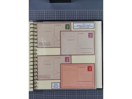 1924/45, umfangreiche ungebrauchte und gebrauchte Ganzsachen-Sammlung mit gezähnten Karten, Besonderheiten usw., dabei u.a. g