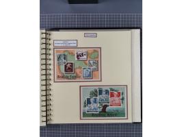 1924/45, umfangreiche ungebrauchte und gebrauchte Ganzsachen-Sammlung mit gezähnten Karten, Besonderheiten usw., dabei u.a. g