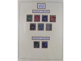 1923/45, umfangreiche, in den Hauptnummern überkomplette gestempelte Sammlung inkl. Dienstmarken mit einigen Besonderheiten. 