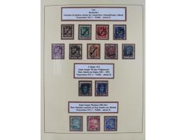 1923/45, umfangreiche, in den Hauptnummern überkomplette gestempelte Sammlung inkl. Dienstmarken mit einigen Besonderheiten. 