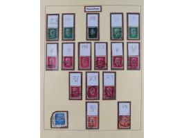 1923/45, umfangreiche, in den Hauptnummern überkomplette gestempelte Sammlung inkl. Dienstmarken mit einigen Besonderheiten. 