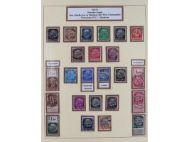 1923/45, umfangreiche, in den Hauptnummern überkomplette gestempelte Sammlung inkl. Dienstmarken mit einigen Besonderheiten. 