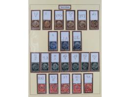 1923/45, umfangreiche, in den Hauptnummern überkomplette gestempelte Sammlung inkl. Dienstmarken mit einigen Besonderheiten. 