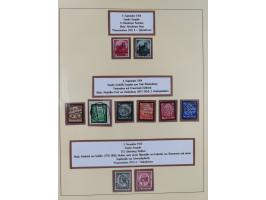 1923/45, umfangreiche, in den Hauptnummern überkomplette gestempelte Sammlung inkl. Dienstmarken mit einigen Besonderheiten. 