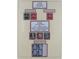 1923/45, umfangreiche, in den Hauptnummern überkomplette gestempelte Sammlung inkl. Dienstmarken mit einigen Besonderheiten. 