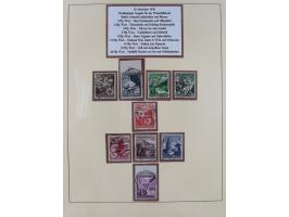 1923/45, umfangreiche, in den Hauptnummern überkomplette gestempelte Sammlung inkl. Dienstmarken mit einigen Besonderheiten. 