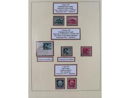 1923/45, umfangreiche, in den Hauptnummern überkomplette gestempelte Sammlung inkl. Dienstmarken mit einigen Besonderheiten. 