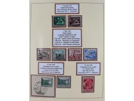 1923/45, umfangreiche, in den Hauptnummern überkomplette gestempelte Sammlung inkl. Dienstmarken mit einigen Besonderheiten. 