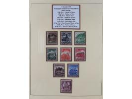 1923/45, umfangreiche, in den Hauptnummern überkomplette gestempelte Sammlung inkl. Dienstmarken mit einigen Besonderheiten. 