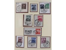 1923/45, umfangreiche, in den Hauptnummern überkomplette gestempelte Sammlung inkl. Dienstmarken mit einigen Besonderheiten. 