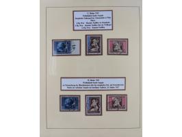 1923/45, umfangreiche, in den Hauptnummern überkomplette gestempelte Sammlung inkl. Dienstmarken mit einigen Besonderheiten. 