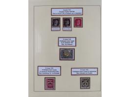 1923/45, umfangreiche, in den Hauptnummern überkomplette gestempelte Sammlung inkl. Dienstmarken mit einigen Besonderheiten. 