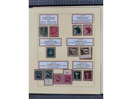 1923/45, umfangreiche, in den Hauptnummern überkomplette gestempelte Sammlung inkl. Dienstmarken mit einigen Besonderheiten. 
