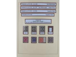 1923/45, in den Hauptnummern überkomplette, meist postfrische Sammlung inkl. Dienstmarken mit einigen Besonderheiten inkl. Wa