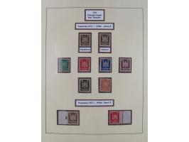 1923/45, in den Hauptnummern überkomplette, meist postfrische Sammlung inkl. Dienstmarken mit einigen Besonderheiten inkl. Wa