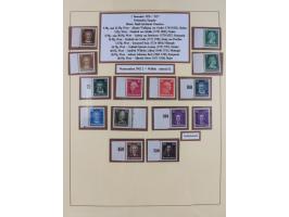 1923/45, in den Hauptnummern überkomplette, meist postfrische Sammlung inkl. Dienstmarken mit einigen Besonderheiten inkl. Wa