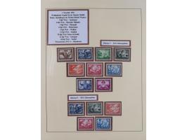 1923/45, in den Hauptnummern überkomplette, meist postfrische Sammlung inkl. Dienstmarken mit einigen Besonderheiten inkl. Wa