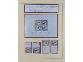 1923/45, in den Hauptnummern überkomplette, meist postfrische Sammlung inkl. Dienstmarken mit einigen Besonderheiten inkl. Wa