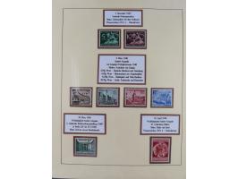 1923/45, in den Hauptnummern überkomplette, meist postfrische Sammlung inkl. Dienstmarken mit einigen Besonderheiten inkl. Wa